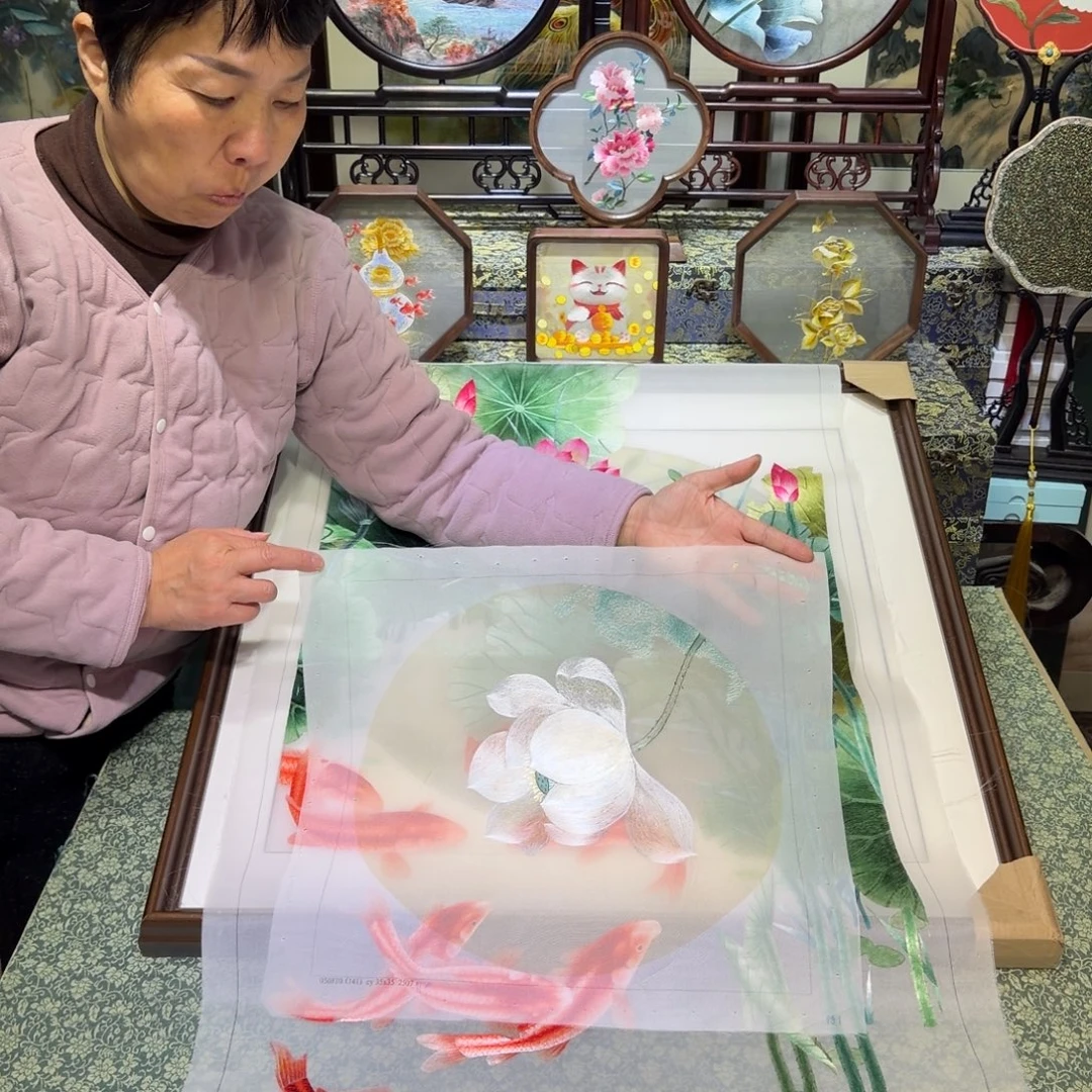 刺绣手工苏绣工艺制作等方面