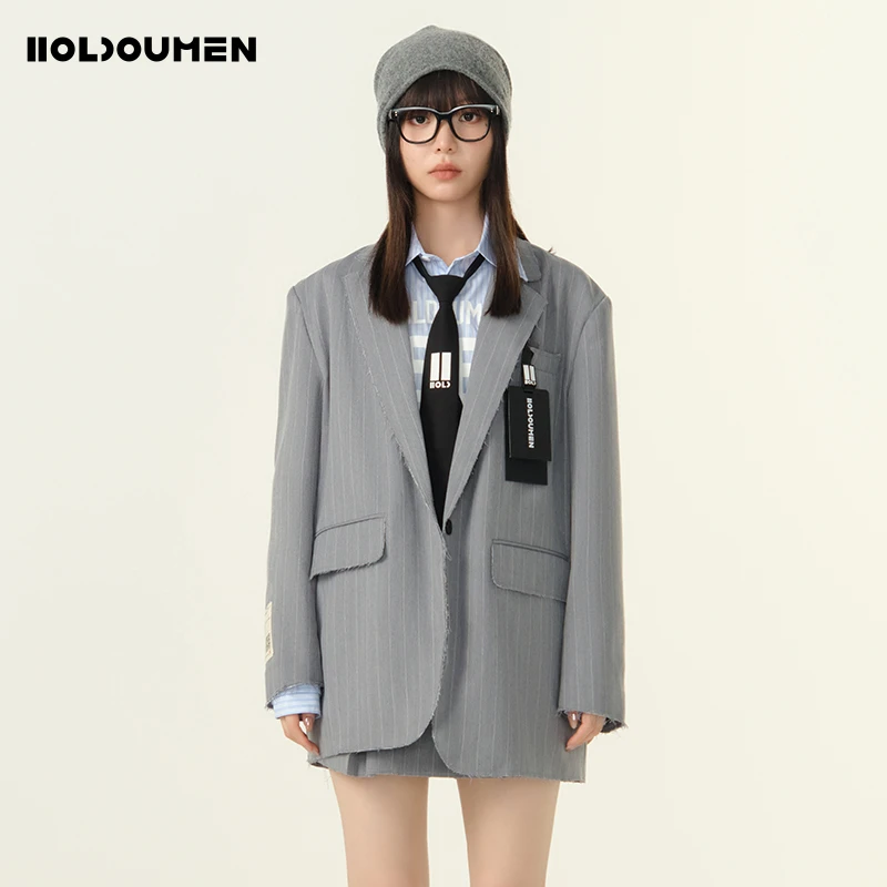 Holdoumen25秋季日常系列学院风西服