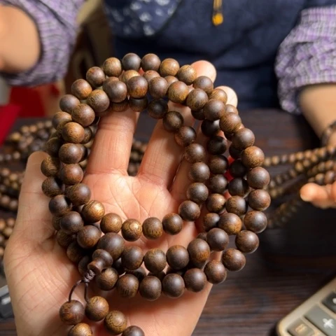 手串沉香红土乌身沉浮42克卡9多样性发1条