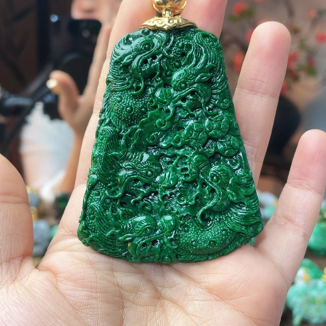 非金属九龙吊坠福利