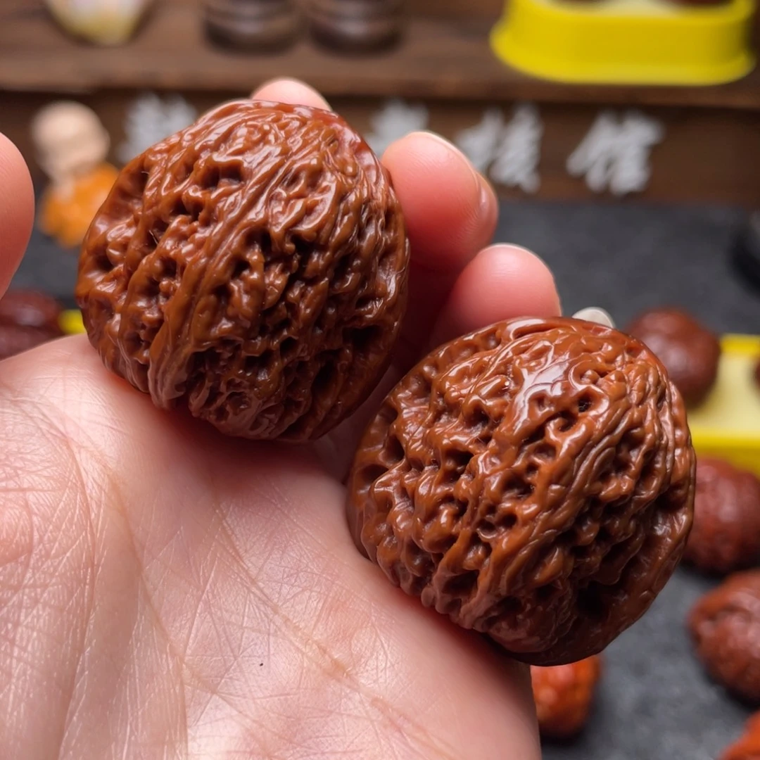 文玩核桃吊坠文玩核桃 手把件 南将石 36