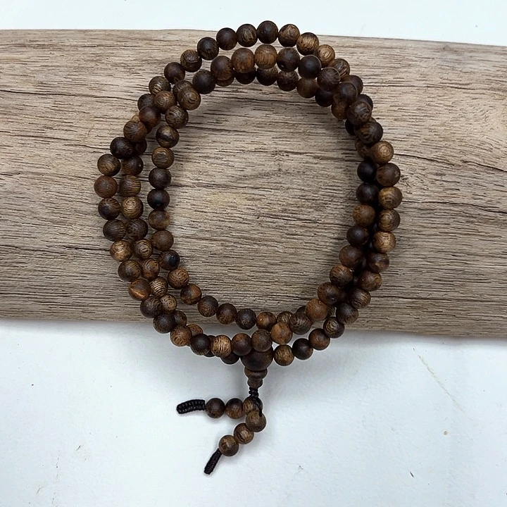 沉香碎屑沉香沉香0.6mm圆珠多圈多样性发一