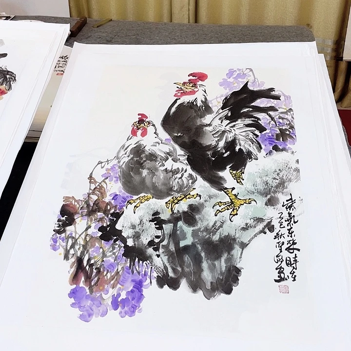 国画张圣敏先生纯手绘作品