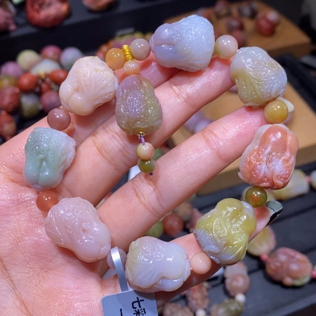 【闪购商品】未镶嵌手串玛瑙/玉髓盐源玛瑙