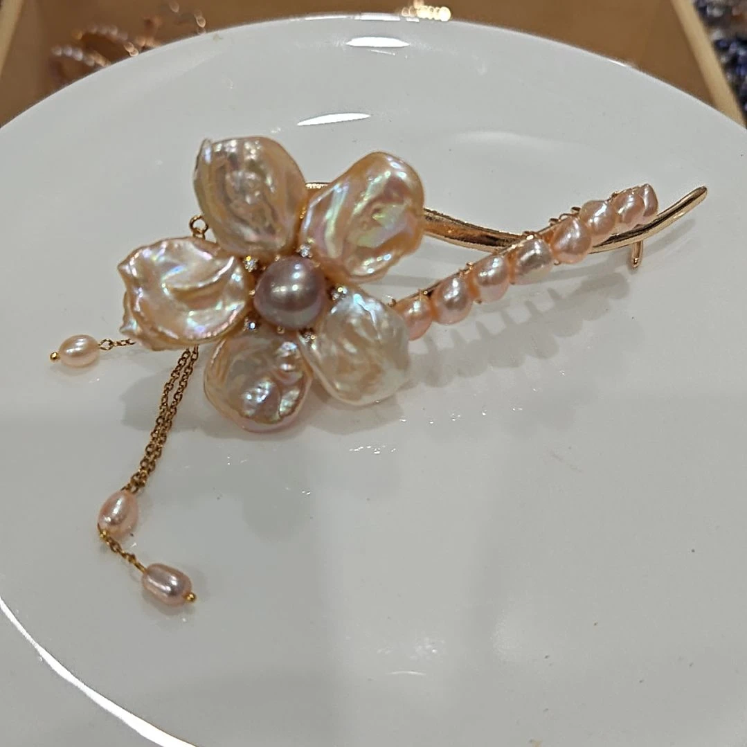 无非金属大花扭扭夹