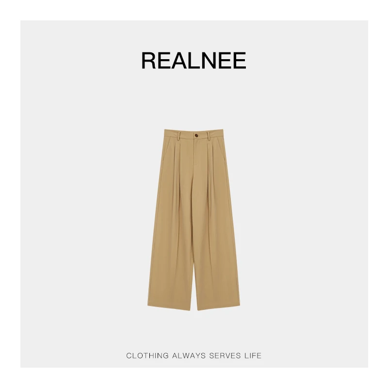 LNEEII【利落姿态】极简‘天丝+羊毛’垂感西裤随性松弛穿搭07027