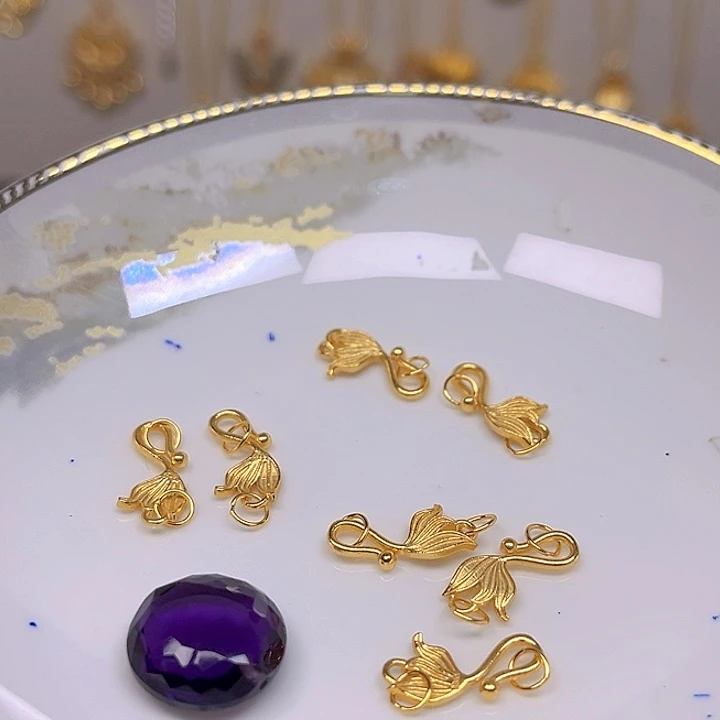 紫晶颈饰银S925镶嵌紫晶925镶嵌41