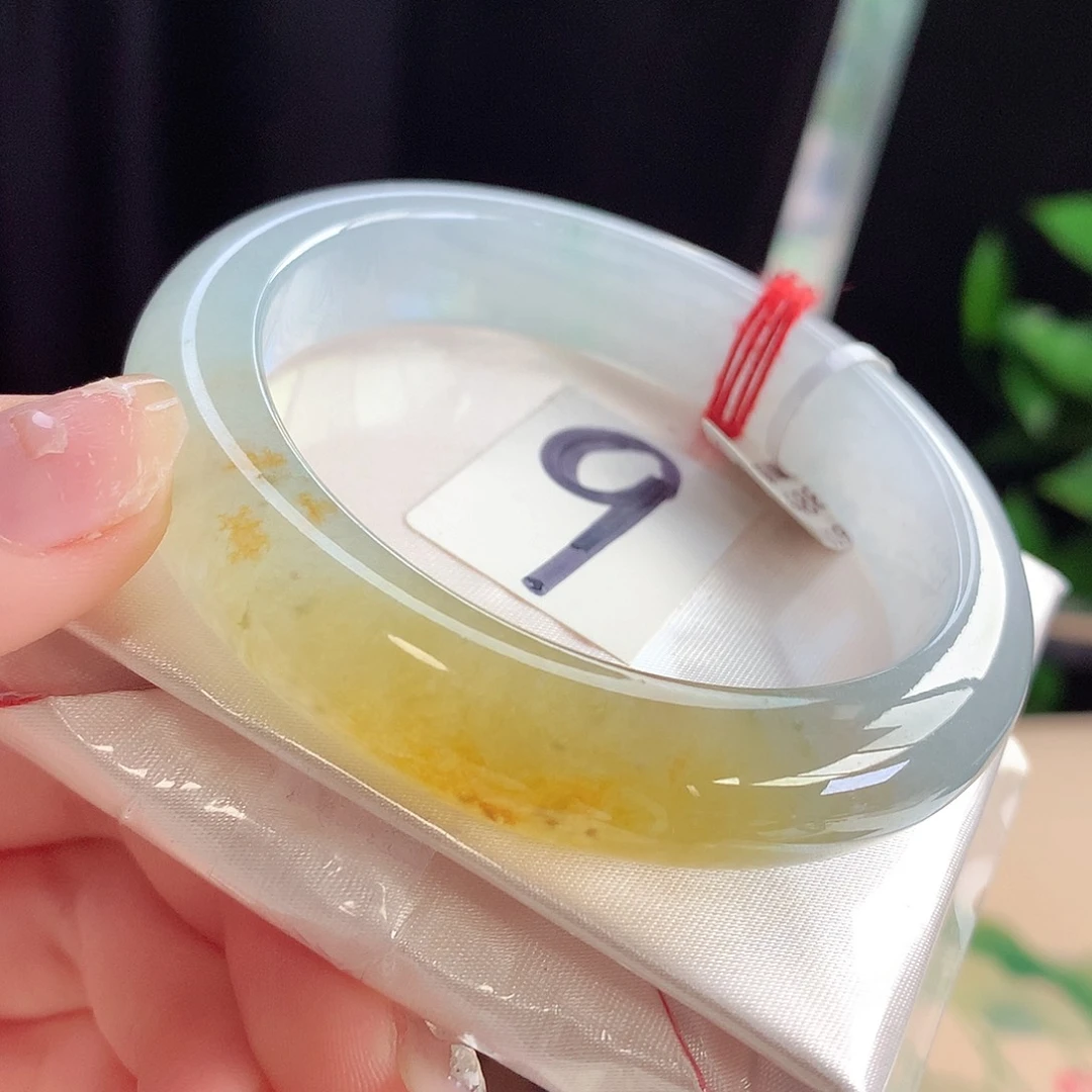 未镶嵌手镯翡翠天然A货翡翠56-57颜值担当 向阳而生9号