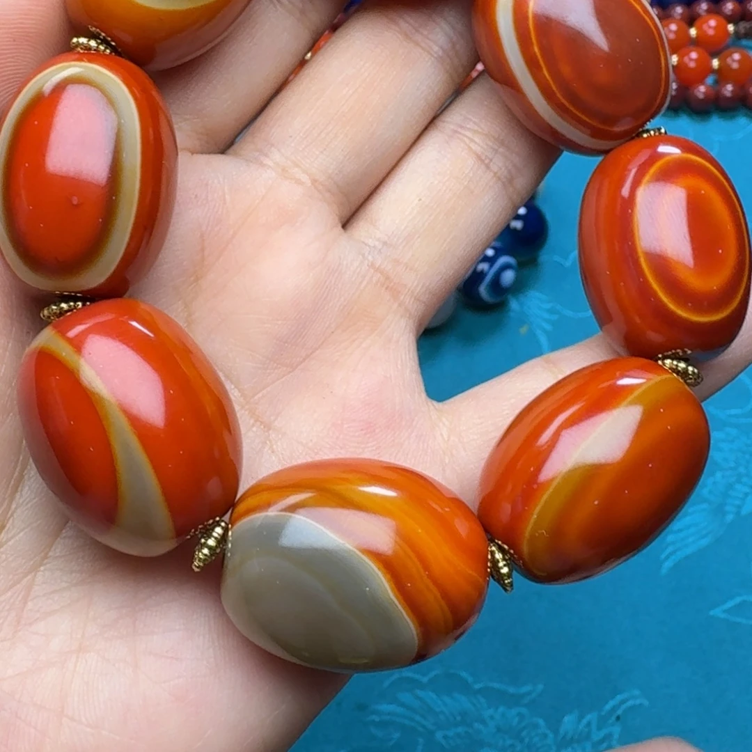 玛瑙/玉髓未镶嵌手链