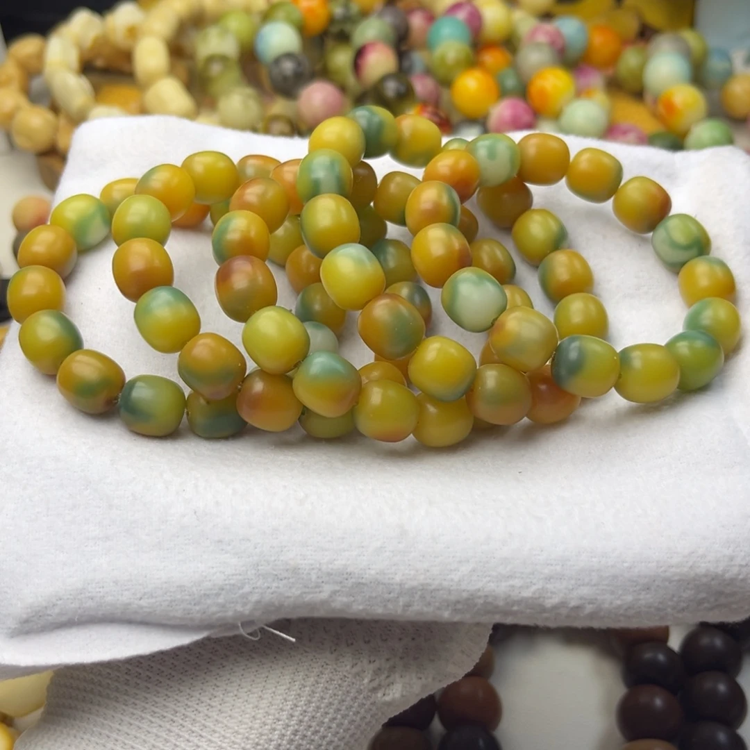 菩提根/象牙果吊坠枣珠微瑕一串13mm