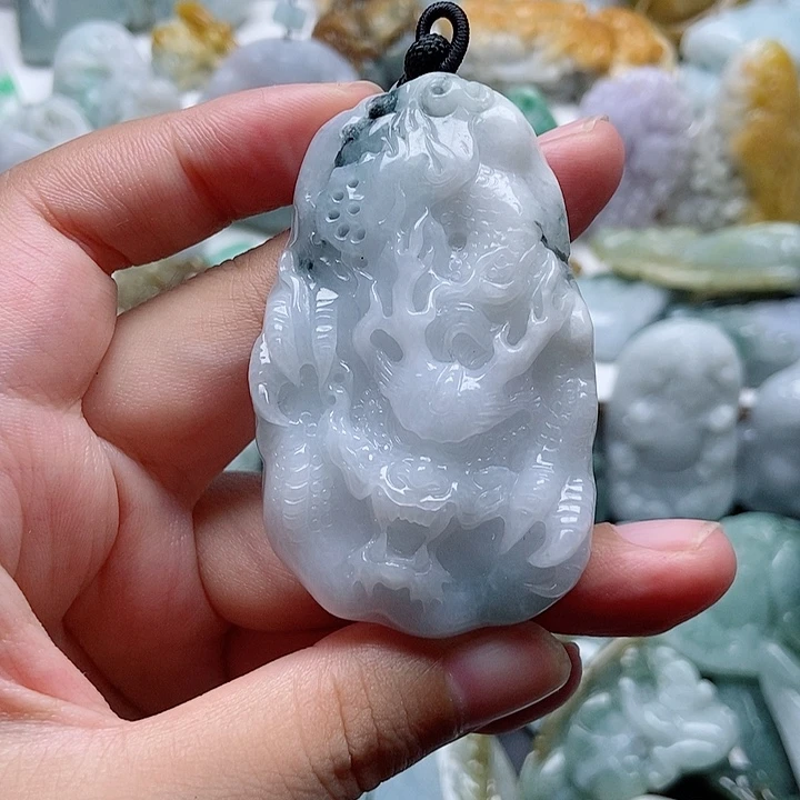 翡翠未镶嵌吊坠(不含链)1