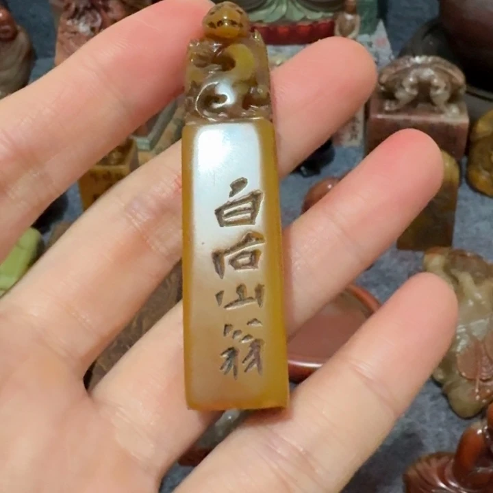 祯***集石材手工艺品摆件包邮