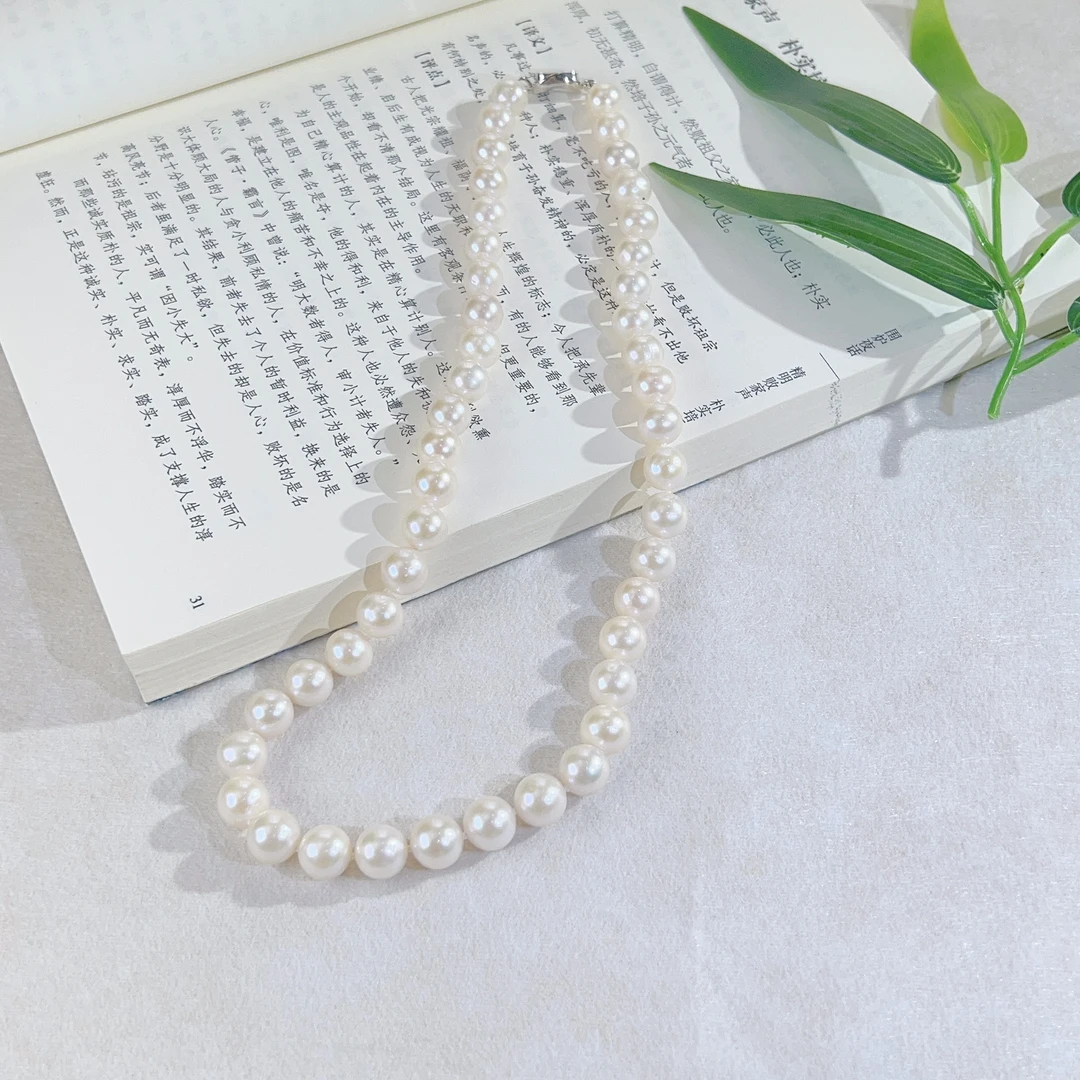 【睿泽赏宝】S925淡水无核珍珠项链 多样性发一/8mm KZ0010126