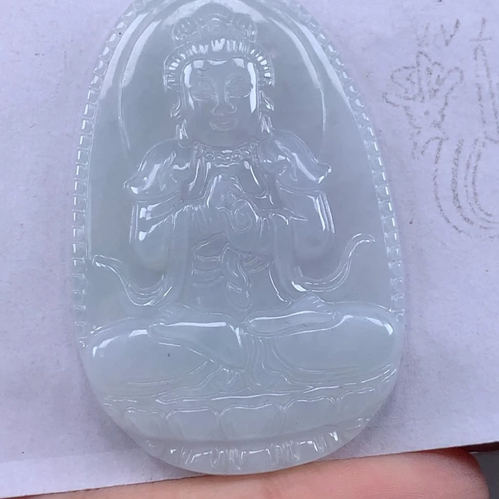 颈饰未镶嵌翡翠大日如来吊坠