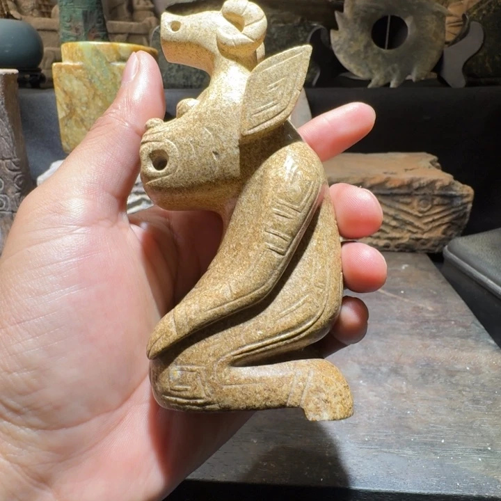 和田玉（糖玉）颈饰未镶嵌妙**演