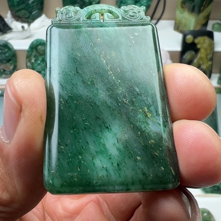 独山玉未镶嵌吊坠(不含链)