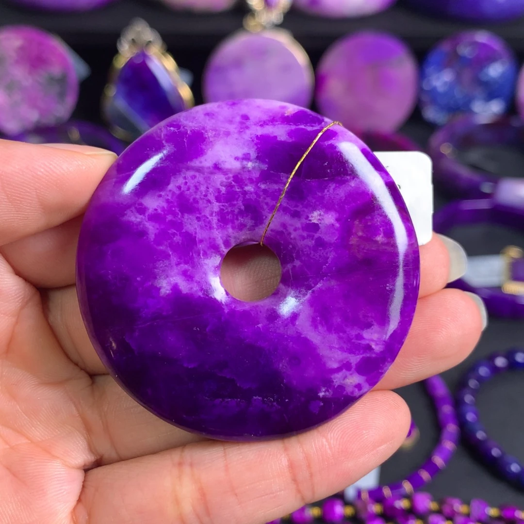 未镶嵌苏纪石（舒俱来）樱花平安扣