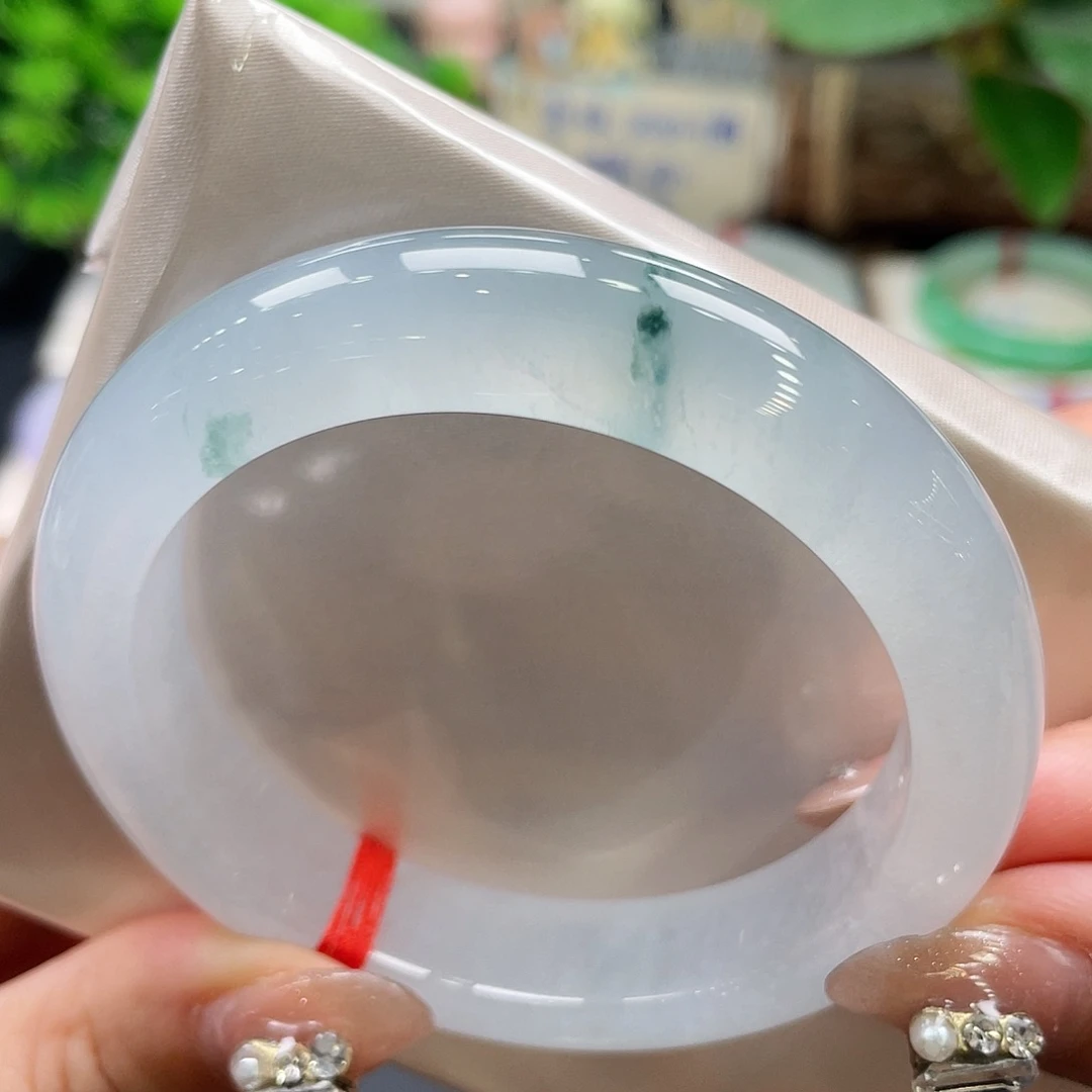 未镶嵌手镯翡翠78号种水55.5圈