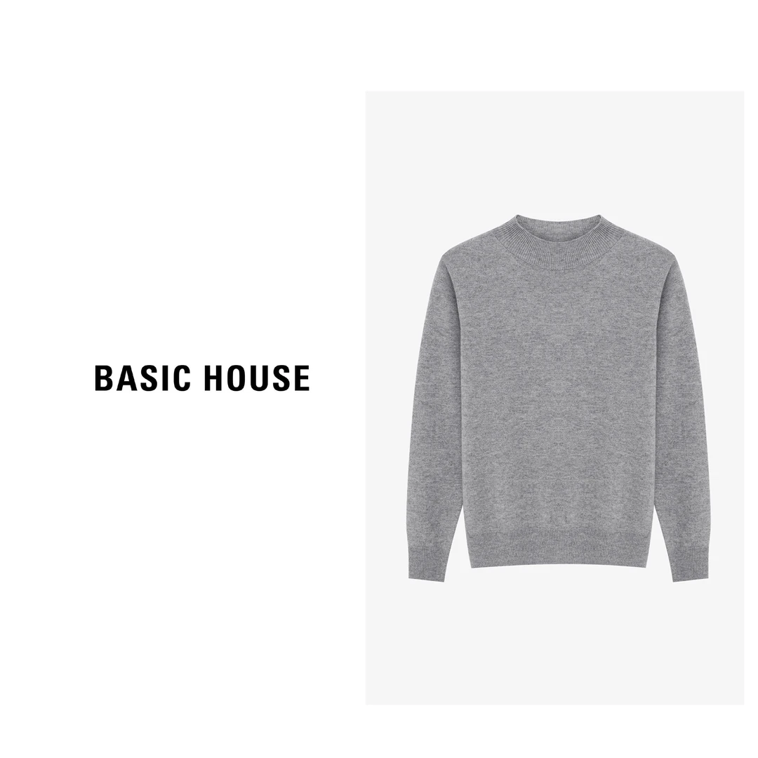 【芋总专属】Basic House/百家好百搭舒适慵懒风羊毛衫-B06245B3942