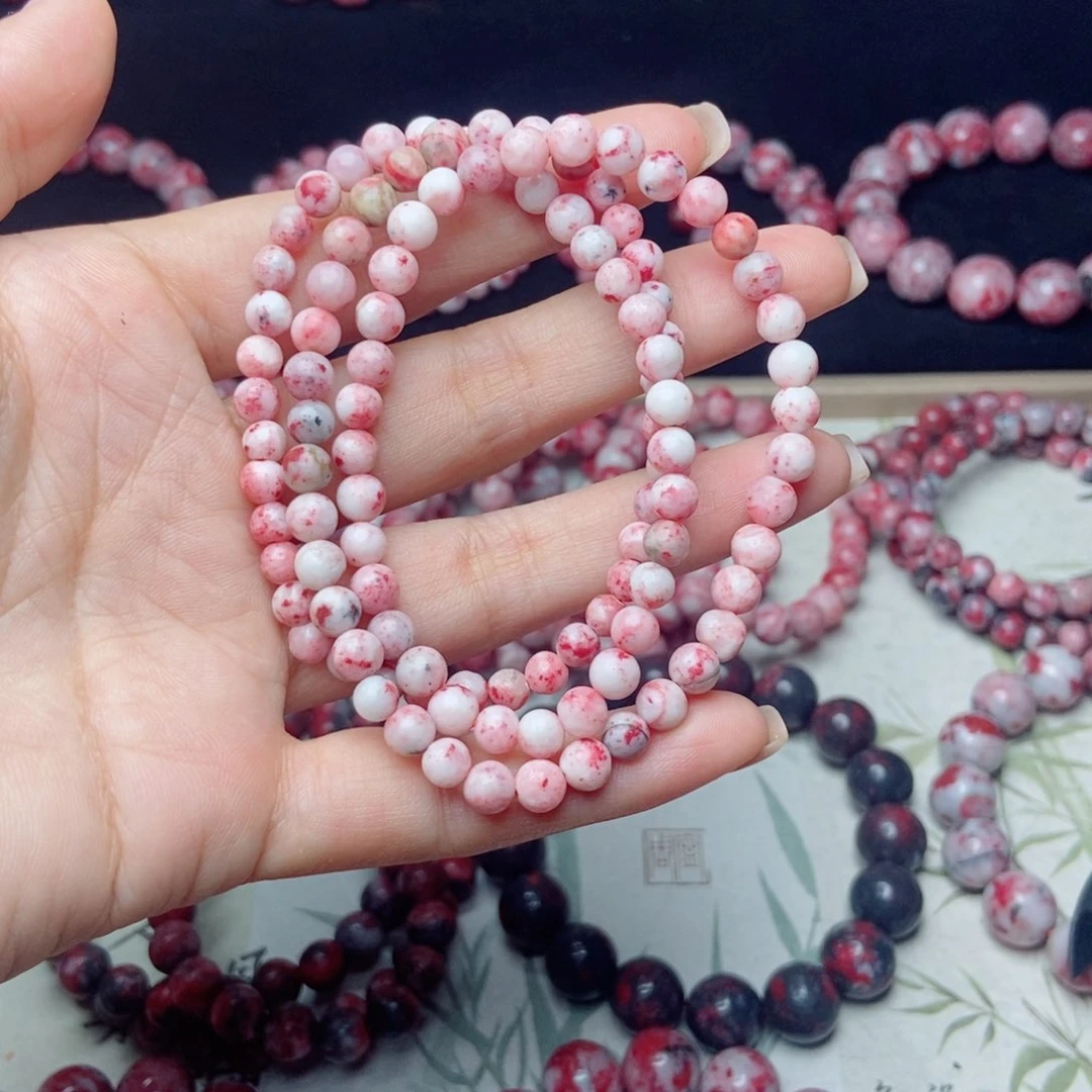 天然辰砂朱砂原石卡5