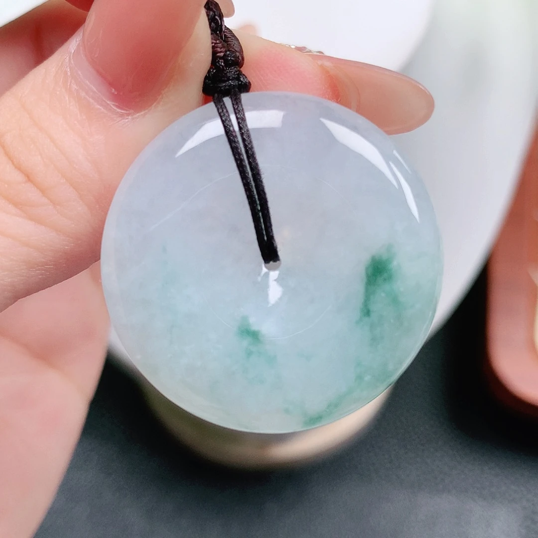 颈饰未镶嵌翡翠平安31.4-6.1