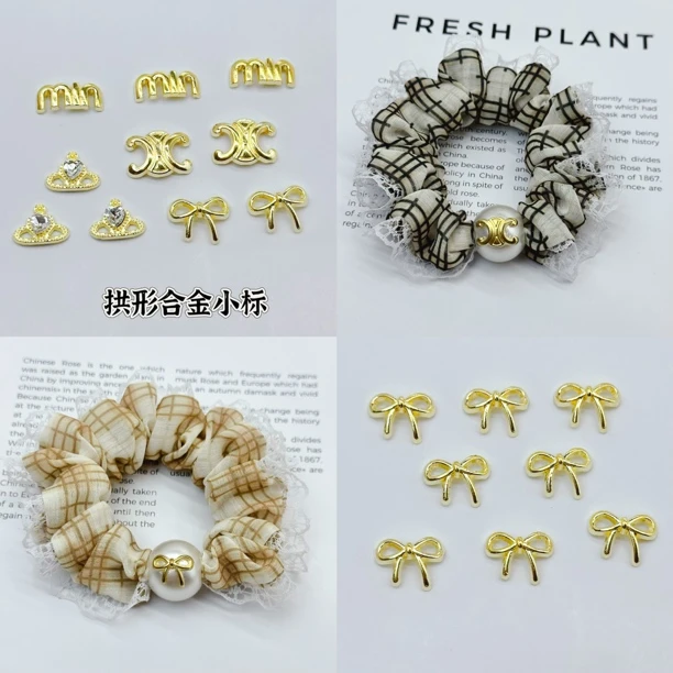 朵朵饰品 拱形合金标 diy饰品配件
