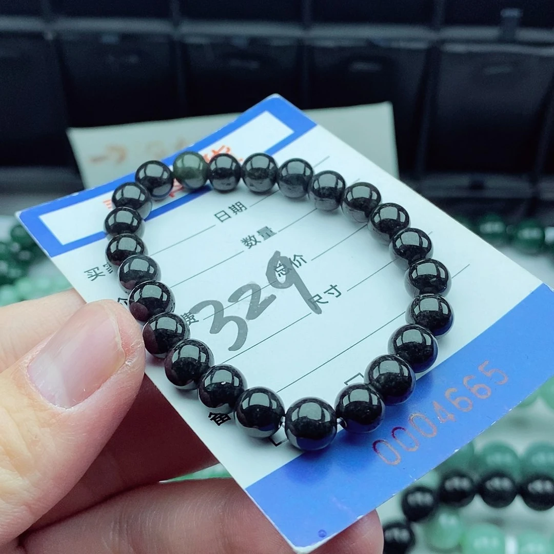 翡翠毛衣链未镶嵌