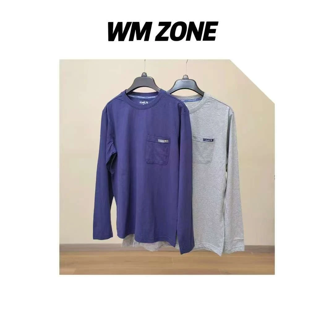 虎儿 3-2394  小雨伞口袋贴布圆领长袖