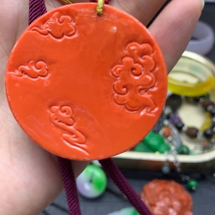 玛瑙/玉髓颈饰合金吊坠
