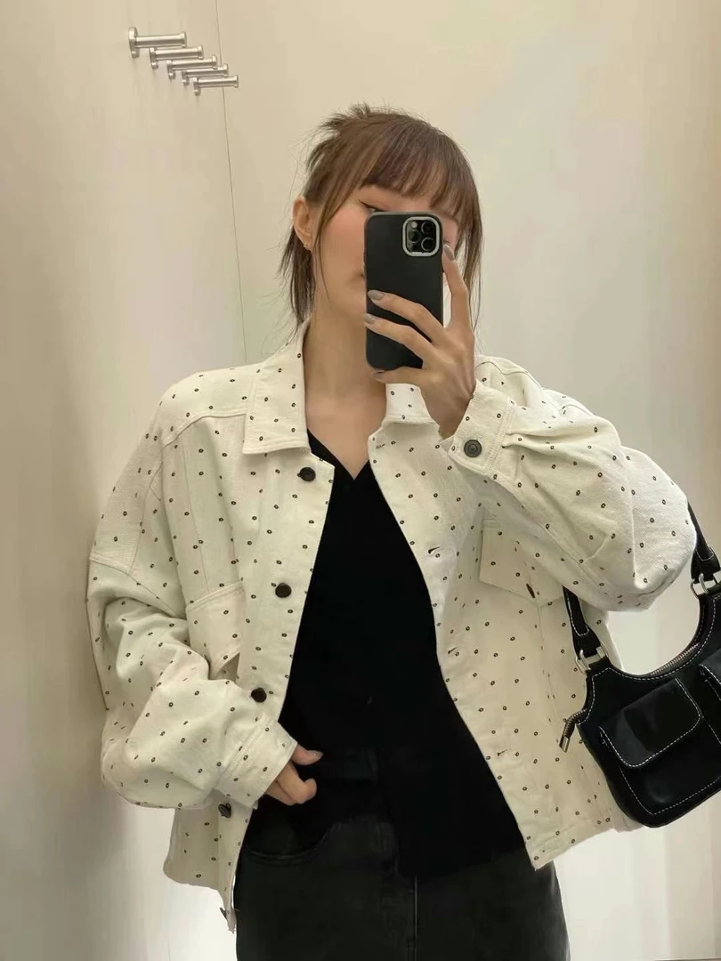 10161小碎花外套春款百搭韩版