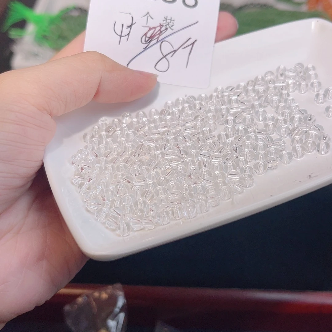 银S925镶嵌珠宝半成品水晶138 。