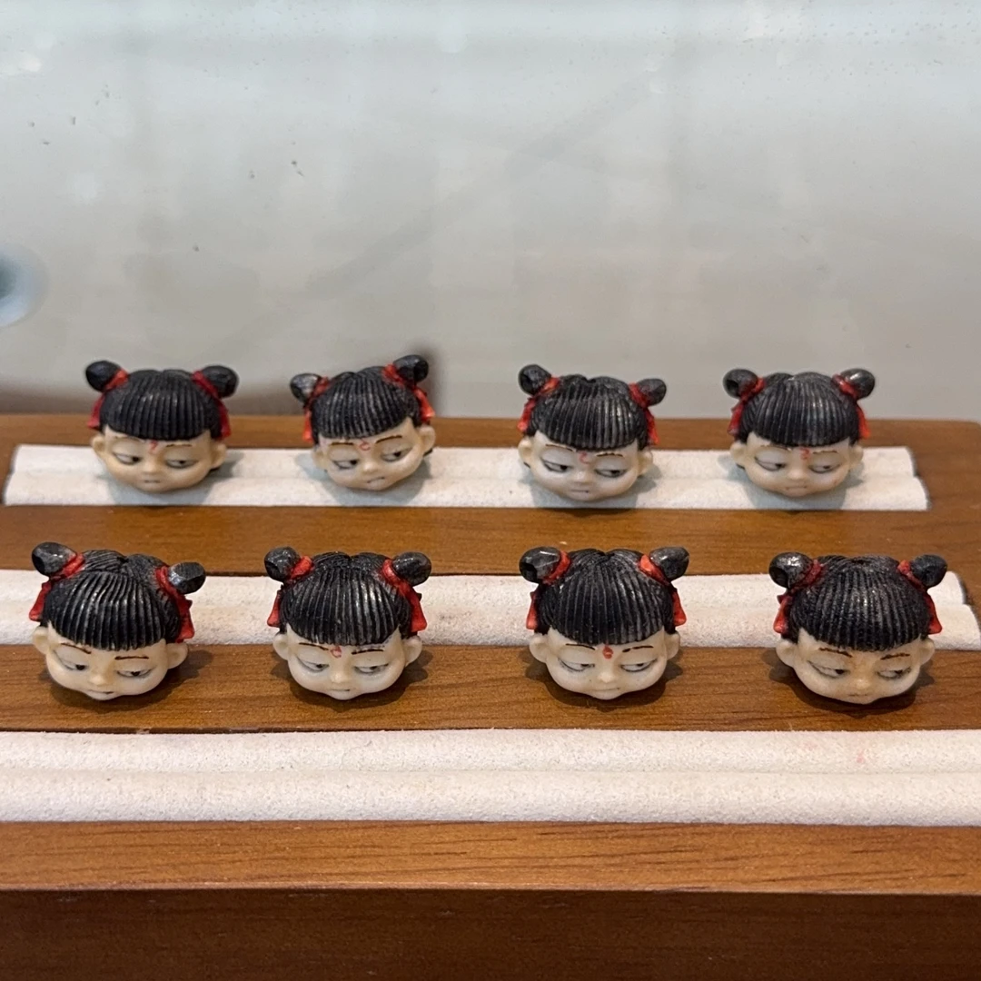 创意DIY鹿角根付哪吒头配件编织手绳手链项链挂件手串串珠配饰品