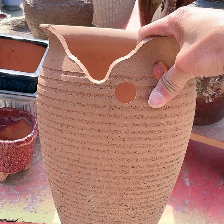 紫砂花盆瑕疵20.30花盆