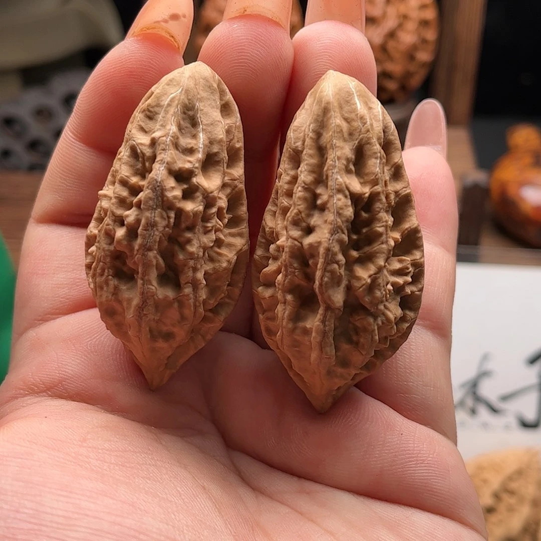 文玩核桃把件关东木子家楸大胖32