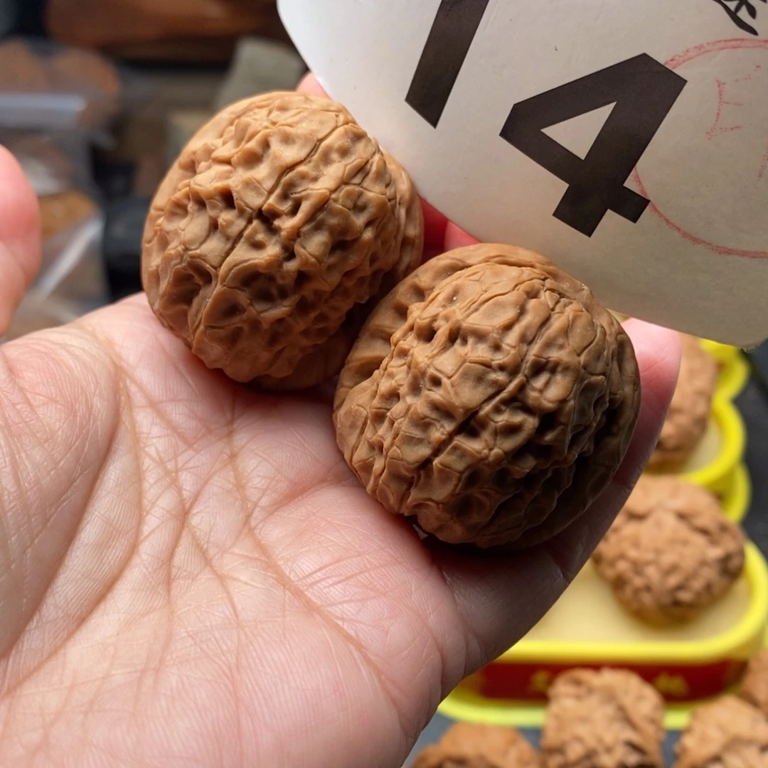 把件文玩核桃38甲骨文