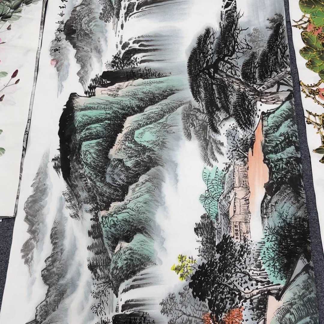 国画国画手绘作品
