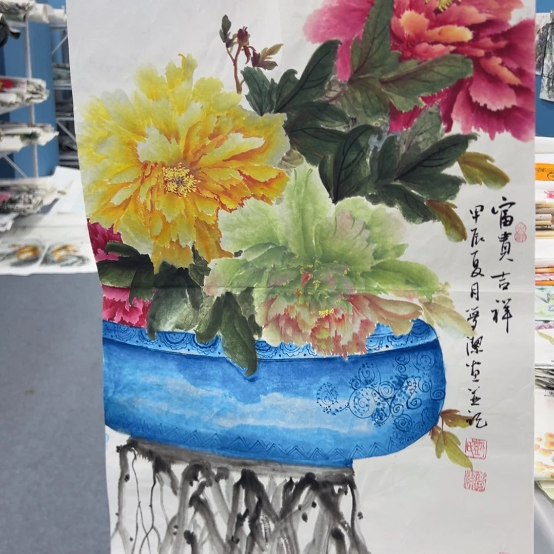 国画国画纯手绘作品欣赏