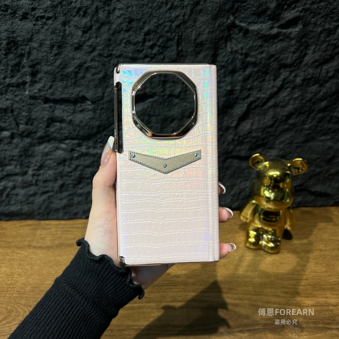 适用于华为MateXTs手机壳双中轴matext三折叠屏xts保护套xt高端女