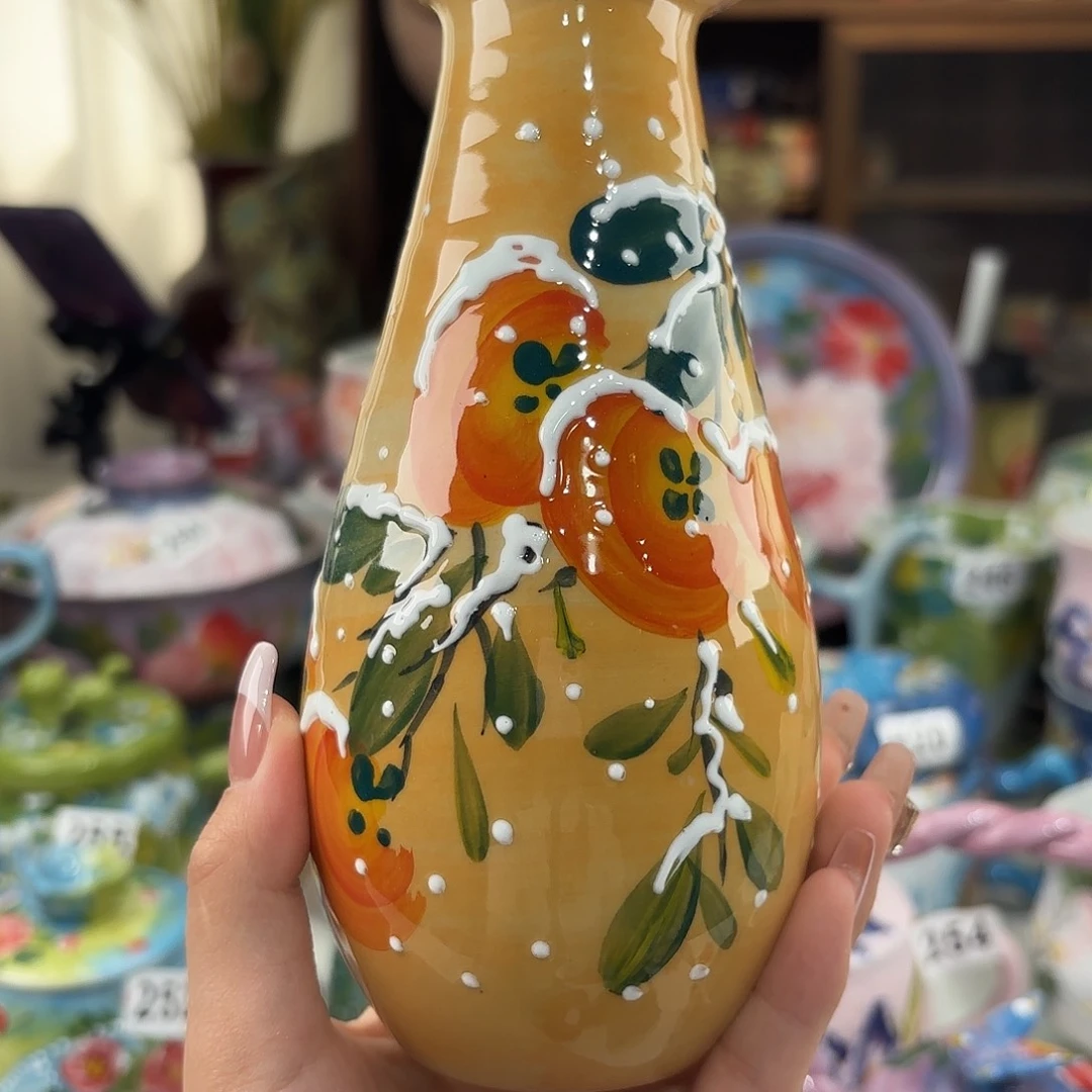 瓷片景德镇手绘高温釉下彩陶瓷茶具