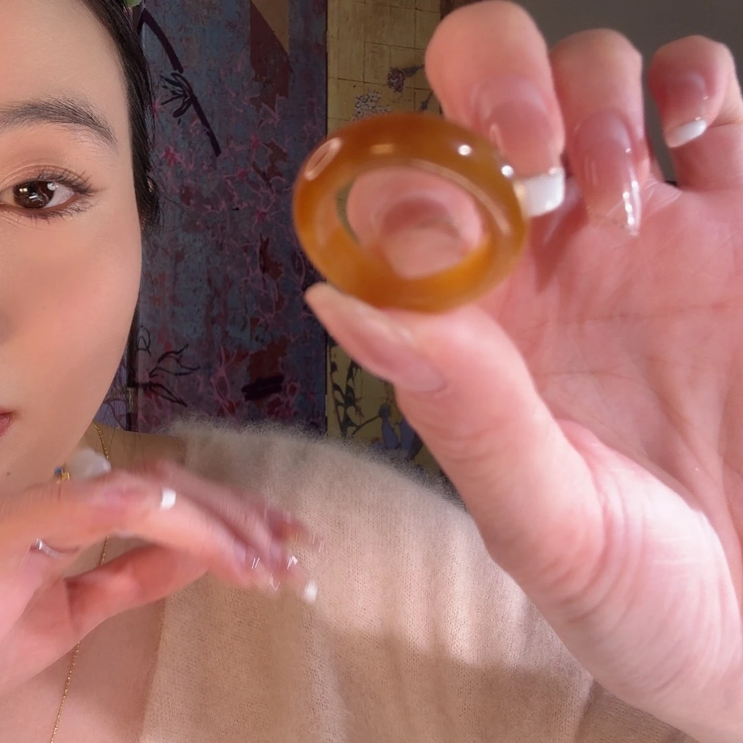 和田玉（糖玉）未镶嵌戒指