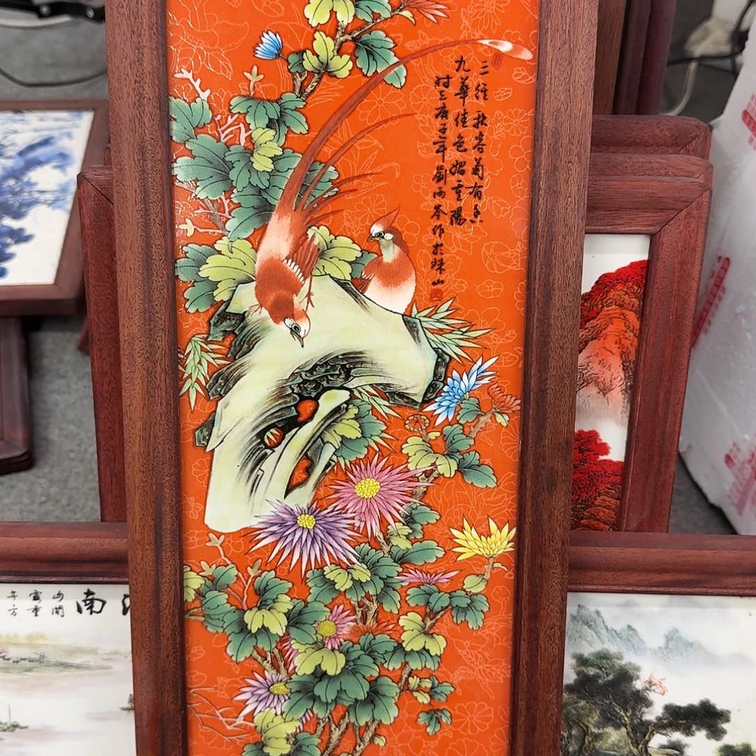 瓷摆件瓷板画瓷板画
