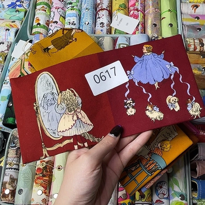 织绣小方定页带本0617