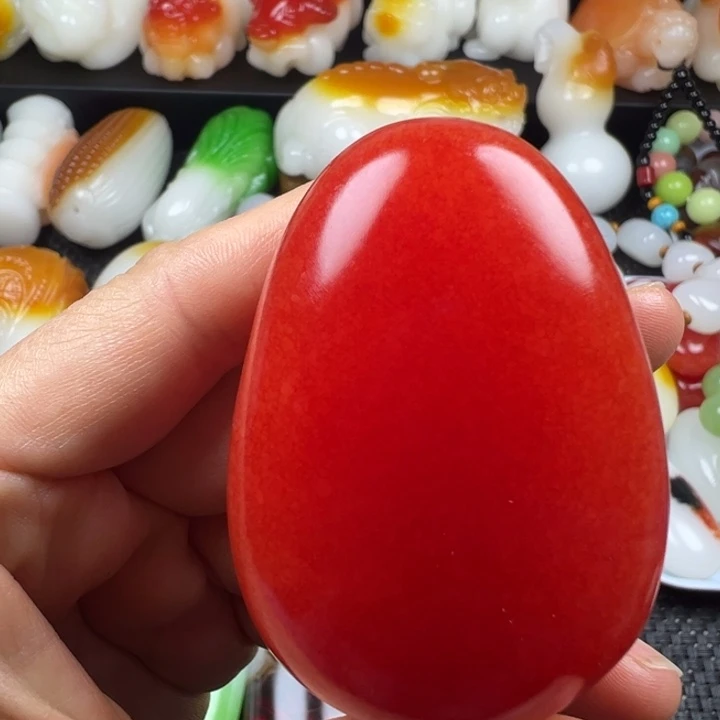 新疆戈壁五彩石金丝