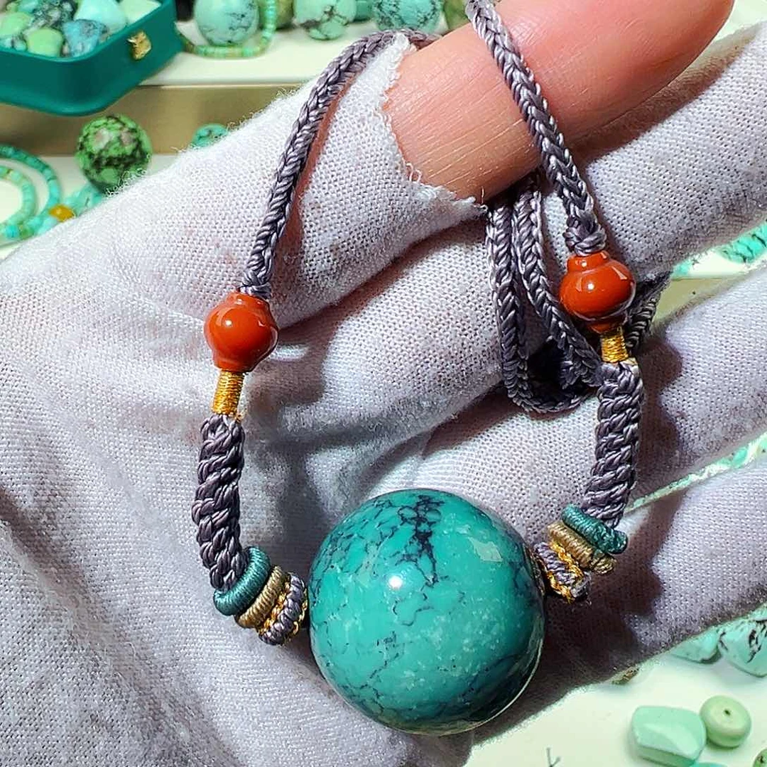 绿松石锁骨珠未镶嵌