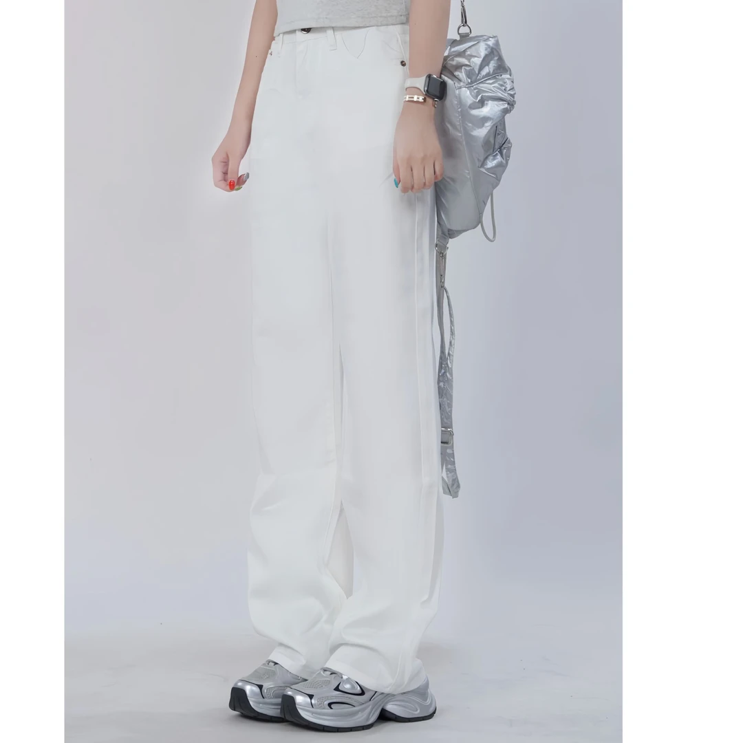 三福 【三防】防水防风防油污冰丝速干透气直筒裤休闲裤女503753