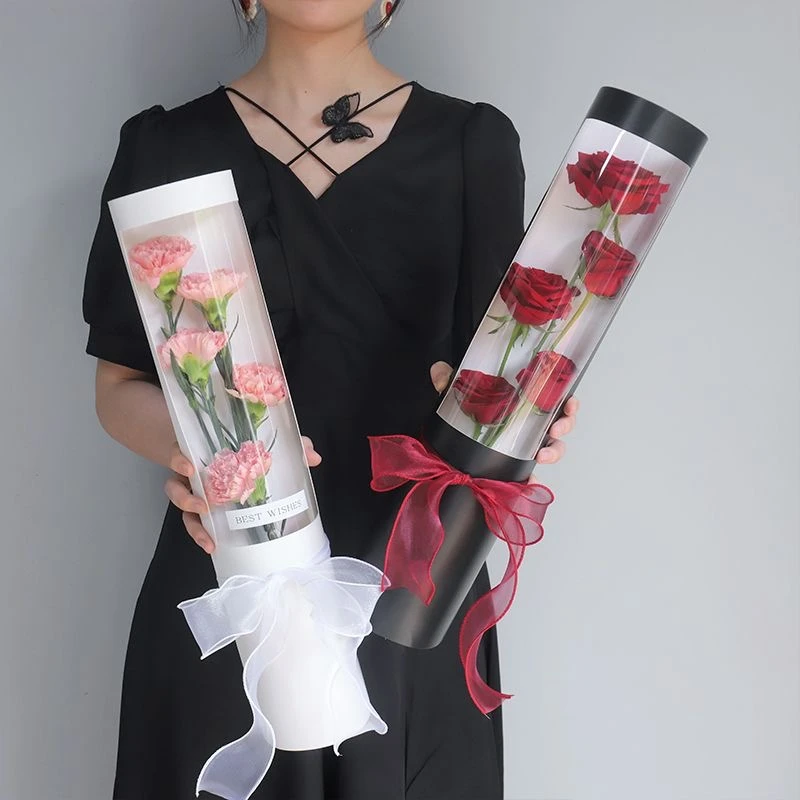 七夕节单支花盒怦然心动玫瑰花玫瑰花束包装盒花艺礼盒抱抱花盒