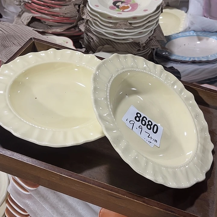 瓷片微瑕外贸餐具8680