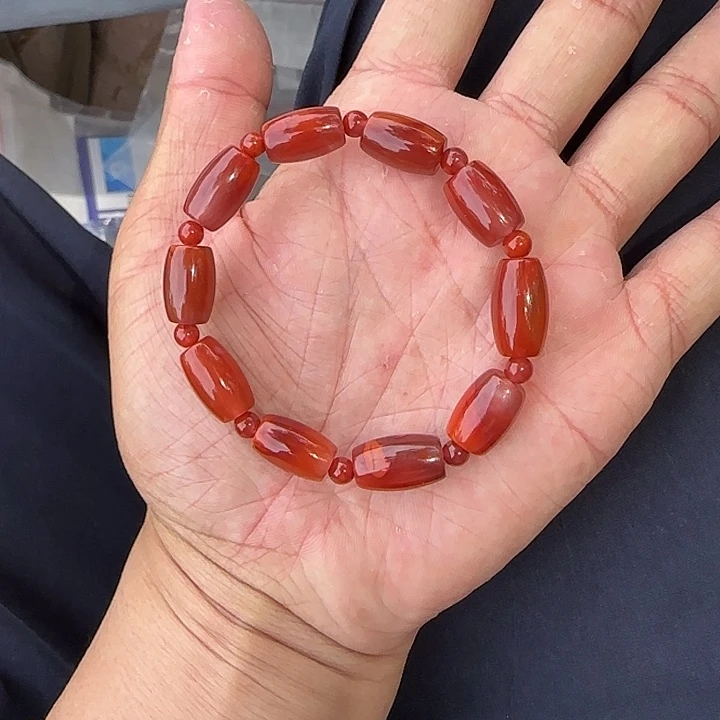 南红玛瑙未镶嵌颈饰