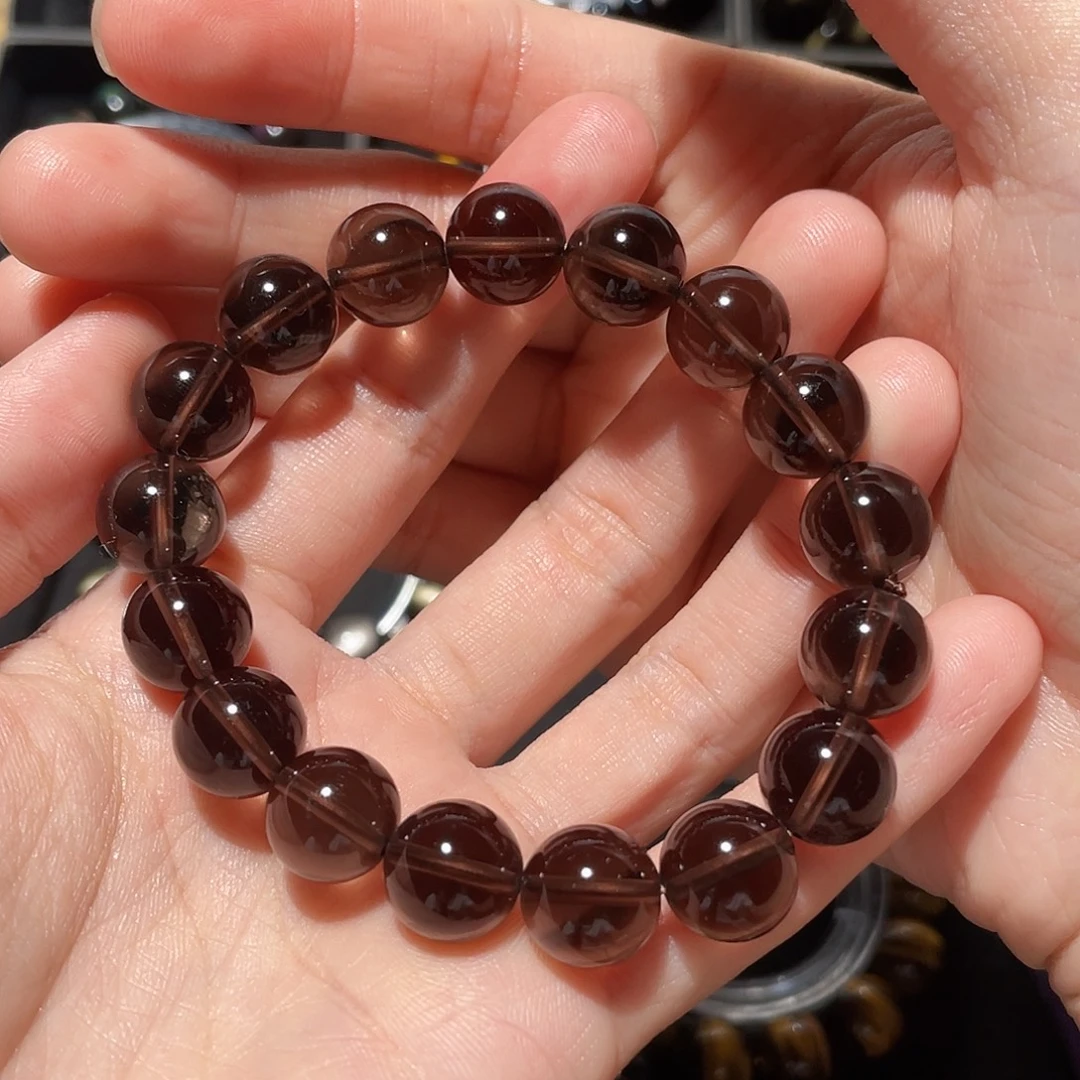 用***2黑曜岩未镶嵌手链