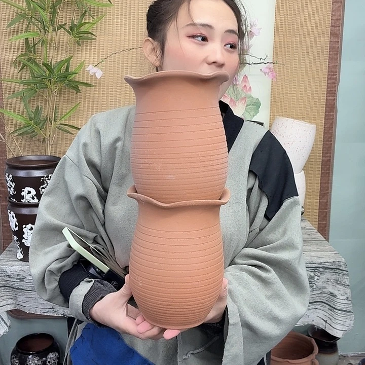 15×20 -粗陶花盆有孔-买买买